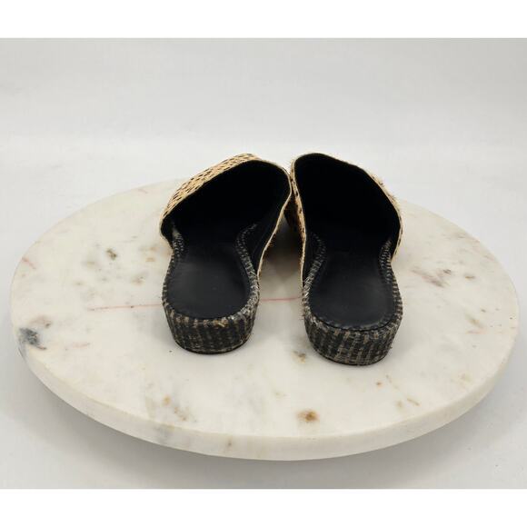 Dolce Vita Ekko Leopard Calf Hair Pointed Toe Slides - Picture 5 of 10